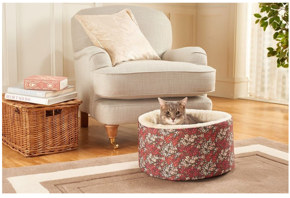 Laura Ashley Libby Cat Cosy Bed Small