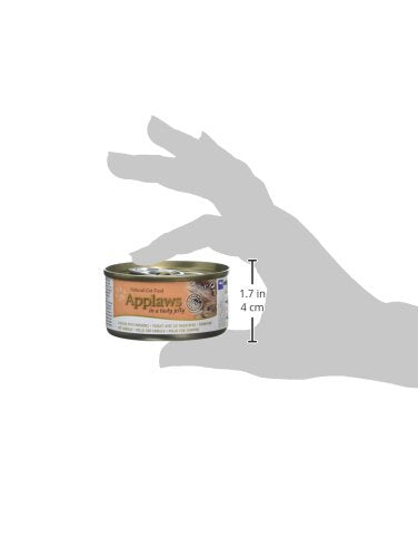 Applaws Natural Wet Cat Food, Chicken in Jelly 70 g Tin (Pack of 24 Tins)