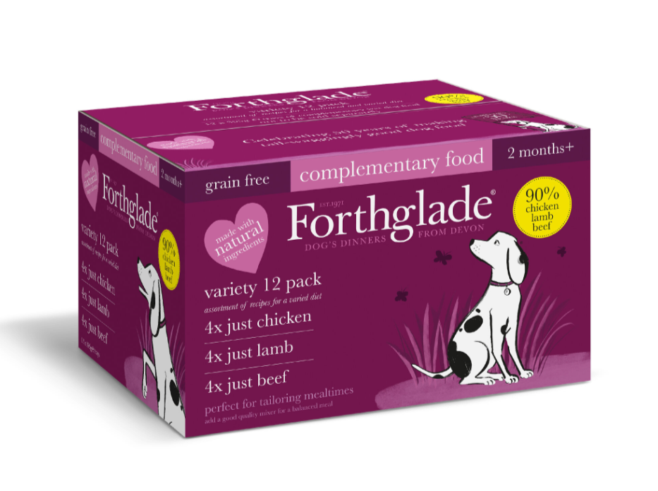 Forthglade Adult Just Grain Free Multicase Trays 12 x 395g