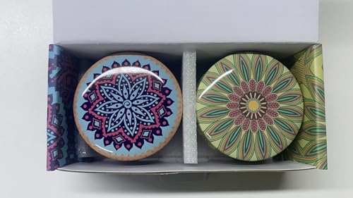 Yinuo Mirror Gifts for Women, 24 x 70 g Scented Candles Gift Set for Women, Soy Wax Aromatherapy Candles for Christmas, Birthday, Mother's Day, Valentine's Day, Bathroom, Yoga