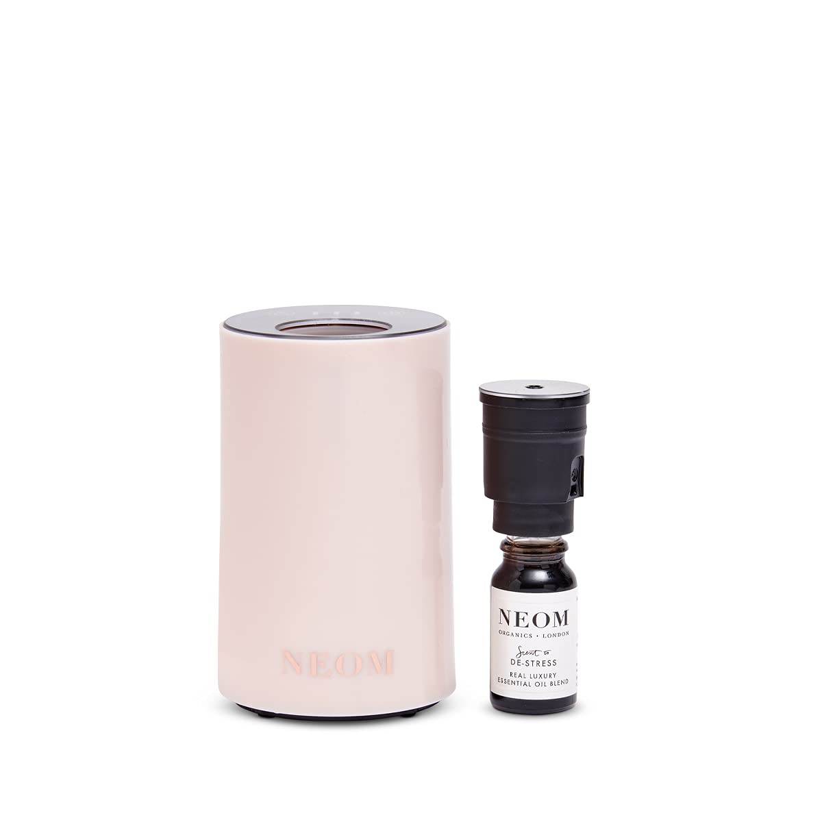 NEOM – Portable Wellbeing Pod Mini Essential Oil Diffuser Black | Rechargeable USB & Waterless | Aromatherapy Oil Diffuser for Small Space | Gift | Mother's Day