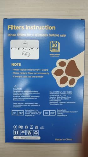 Cat Water Fountain for Drinking: Stainless Steel Cat Fountain - 2.6L Water Fountains Cats Bowl automatic - Silent Pet Water Fountain Indoor - Pet Drinking Fountain with Visible Water Level Window