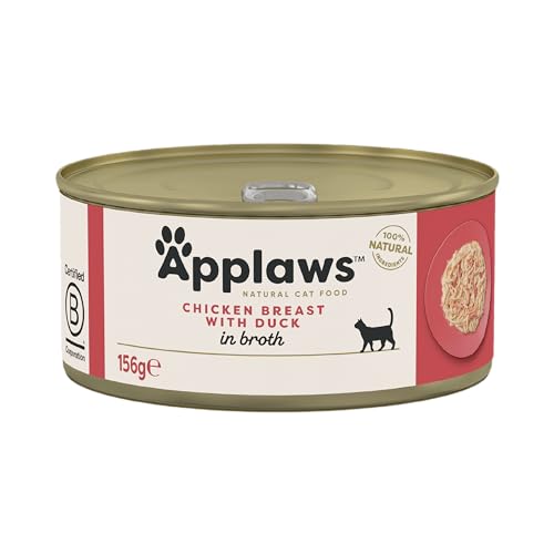 Applaws Natural Wet Cat Food, Chicken in Jelly 70 g Tin (Pack of 24 Tins)