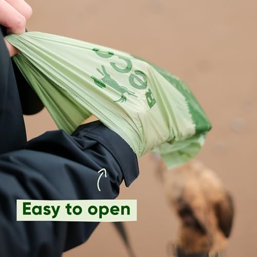 Beco Dog Poop Bags Rolls - Strong & Large - Scented and Unscented Dispenser Compatible for Dog Waste