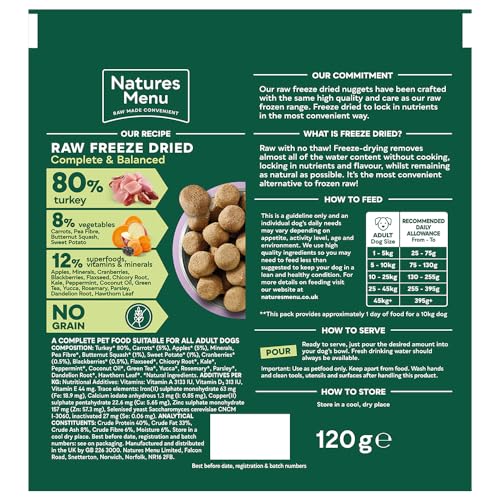 Natures Menu Freeze Dried Complete & Balanced Nuggets