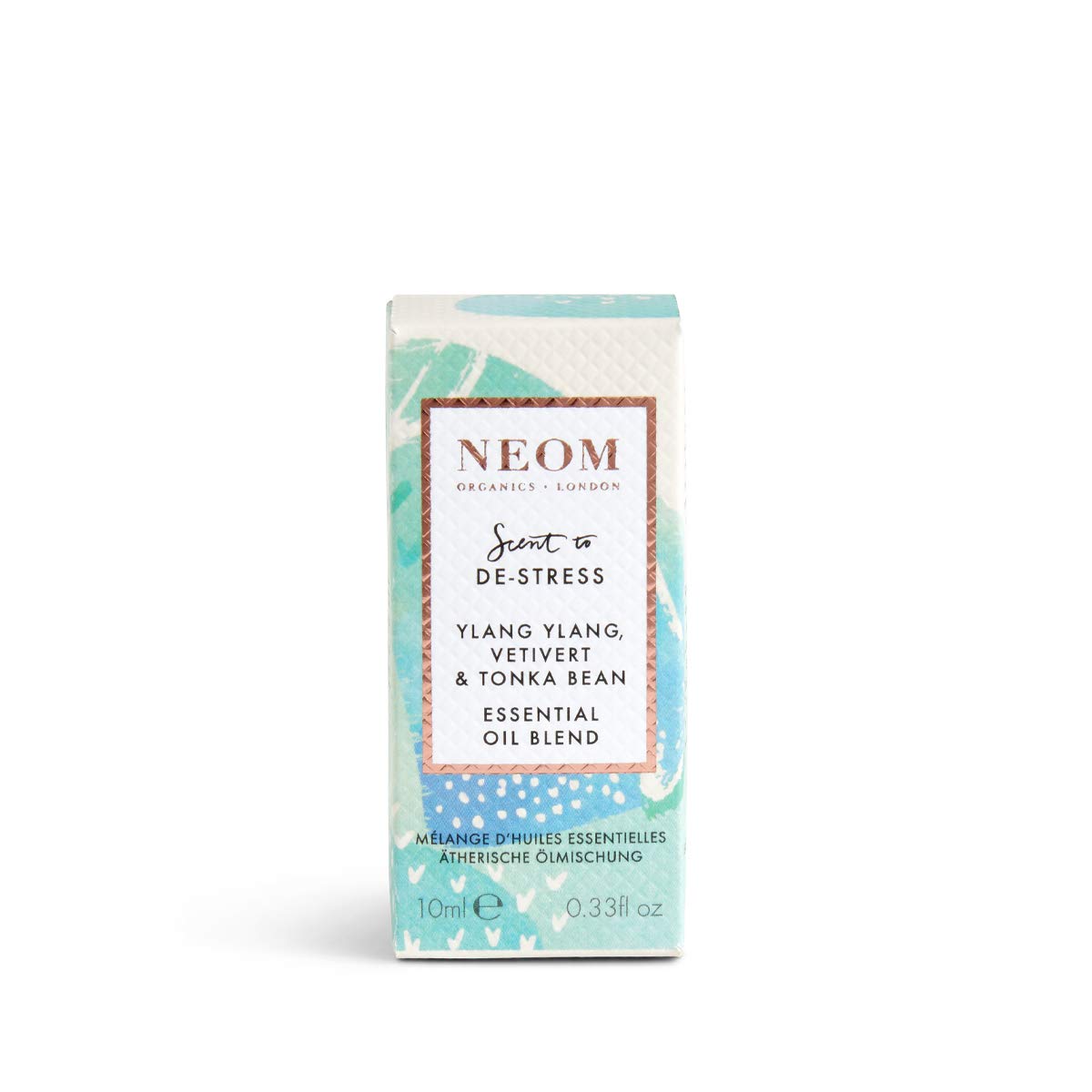 NEOM - Real Luxury Essential Oil Blend, 10ml | Lavender, Jasmine & Sandalwood | Scent to De-Stress Range