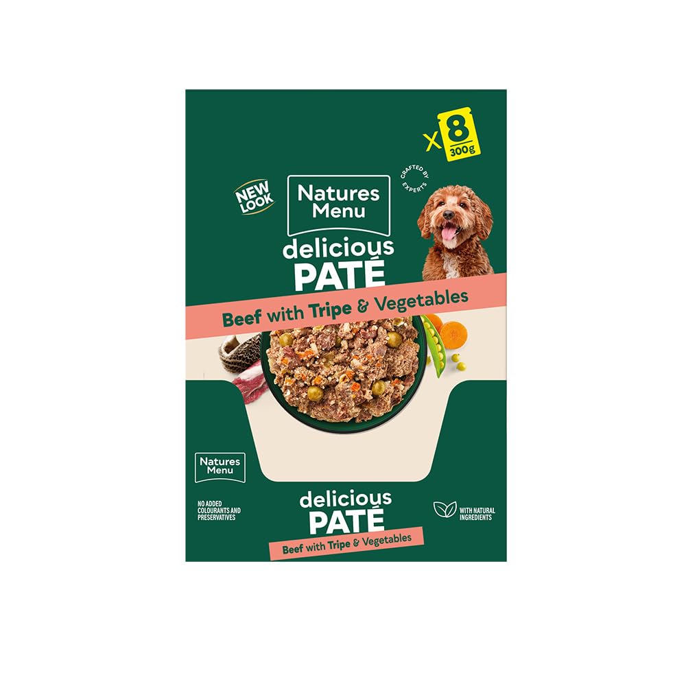 Natures Menu - Wet Dog Food - Pouches for Adult Dogs - Mixed Variety - 8 x 300g