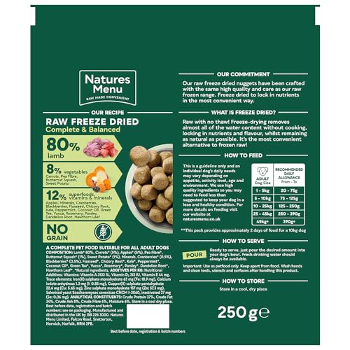 Natures Menu Freeze Dried Complete & Balanced Nuggets