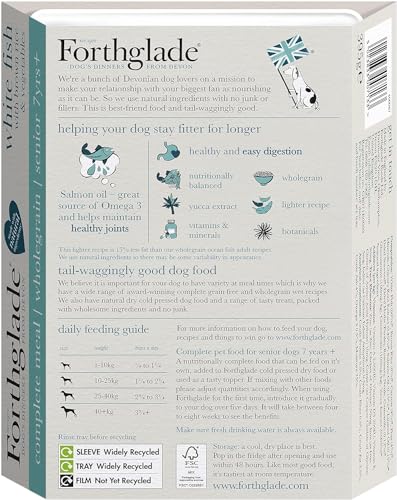 Forthglade Wet Dog Food Variety Pack - Senior 7 Years+, Grain Free & Hypoallergenic Dog Food, Turkey & Lamb with Vegetables, Stomach Sensitive Meals with Natural Ingredients