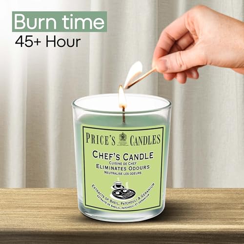 Price's - Household Pet Jar Candle - Odour Eliminating Candle - Made With Orange, Lemon & Thyme Extracts - Clean, Fresh, Quality Fragrance - Long Lasting Scent