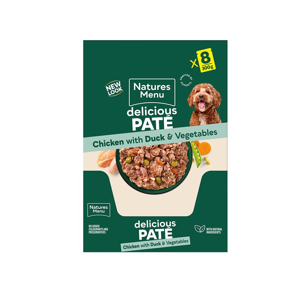 Natures Menu - Wet Dog Food - Pouches for Adult Dogs - Mixed Variety - 8 x 300g