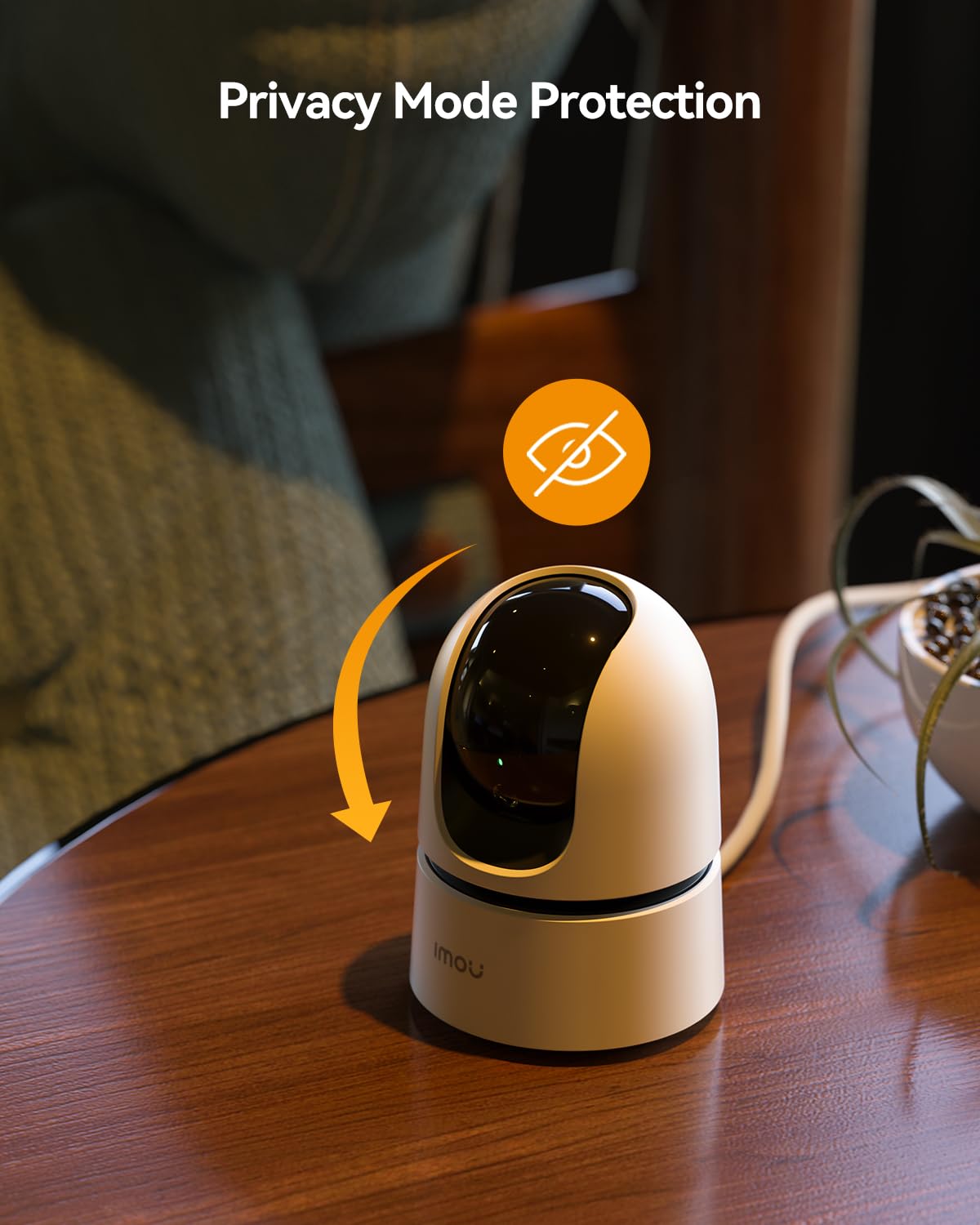 Imou Dual-Lens 2K+2K Indoor Security Camera, House Security Camera 360°Full Coverage, Pet Baby Camera with APP, Color Night Vision, Human/Pet/Sound/Motion Detection, Siren Spotlight, 2.4GHz Only