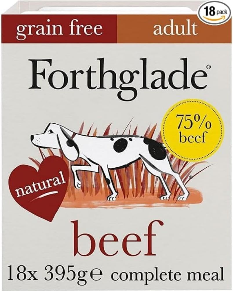 Forthglade Wet Dog Food Variety Pack - Grain Free & Hypoallergenic Dog Food, Adult 1 Year+, Turkey, Lamb & Duck with Vegetables, Complete Stomach Sensitive Meals, Natural Ingredients