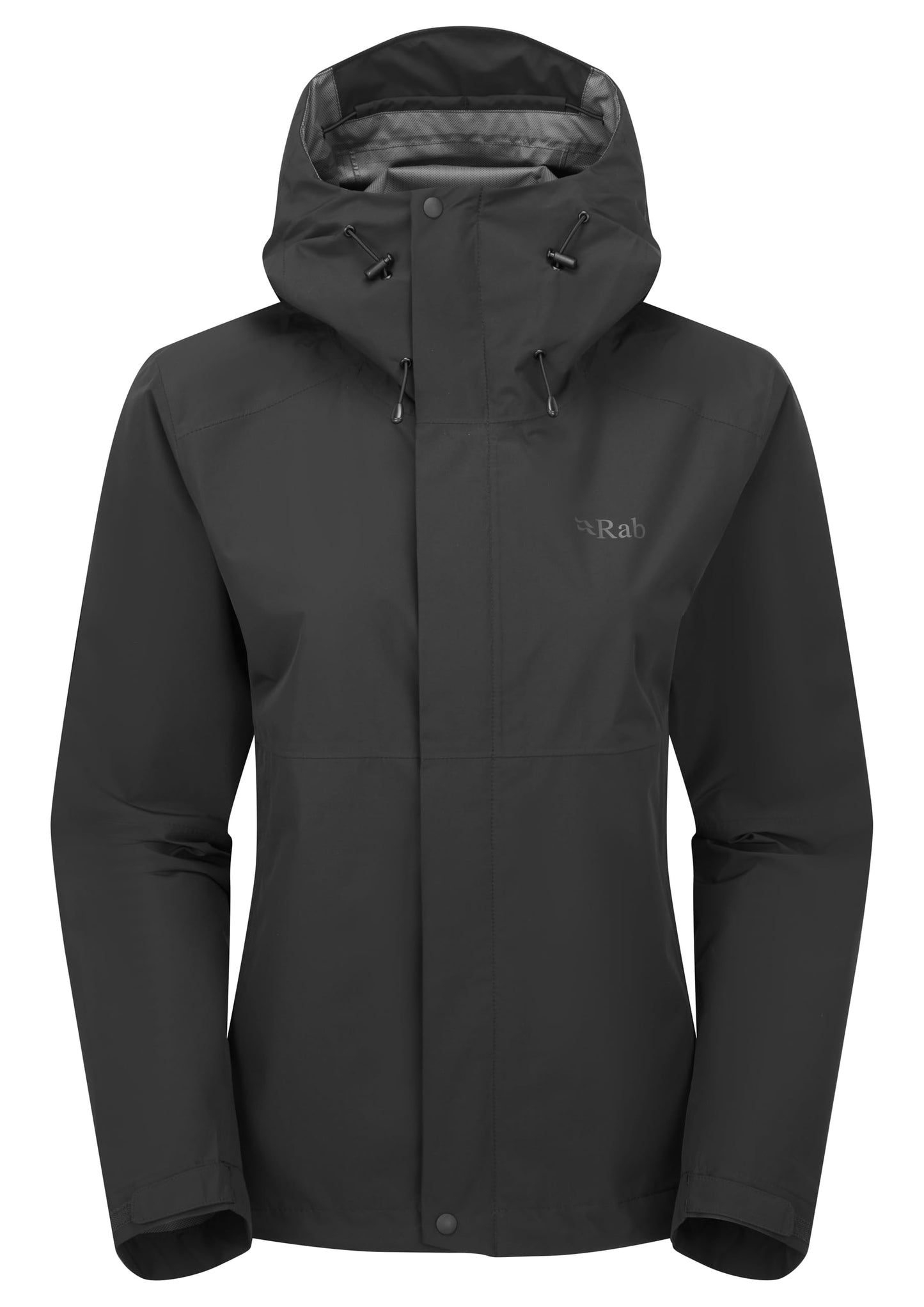 Rab Women's Downpour Jacket - Lightweight Waterproof Hooded Coat for Hiking & Trekking