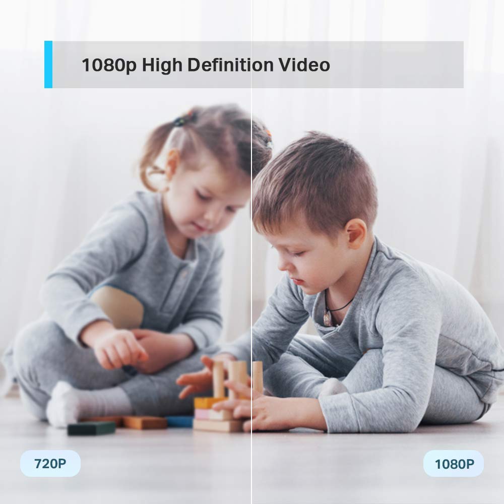 Tapo C210 2K 3MP Pan/Tilt Indoor Camera House Security Camera, WiFi Camera, No Monthly Fee, AI Detection, Dog Puppy Camera, Baby Camera Monitor, 360° View, Night Vision, Works with Alexa & Google