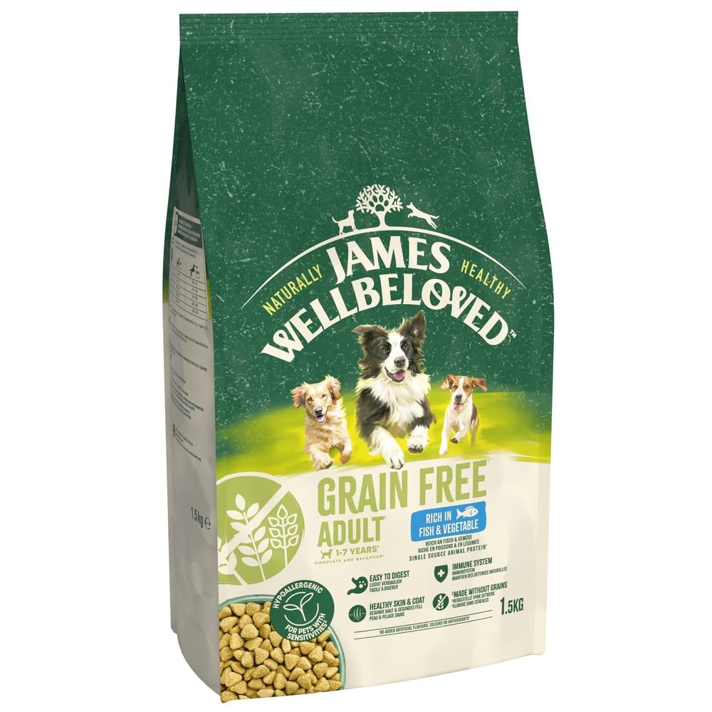 James Wellbeloved Dog Adult Hypoallergenic Dry Food Grain Free