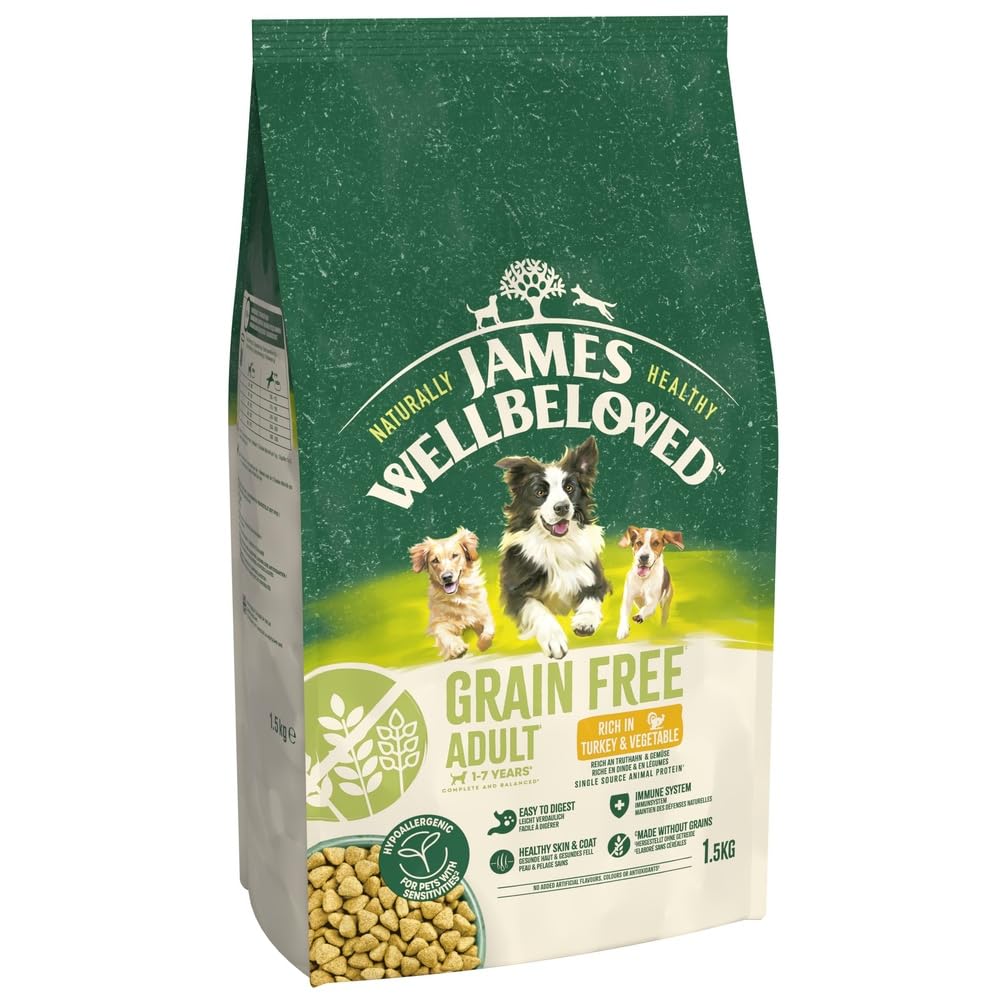 James Wellbeloved Dog Adult Hypoallergenic Dry Food Grain Free