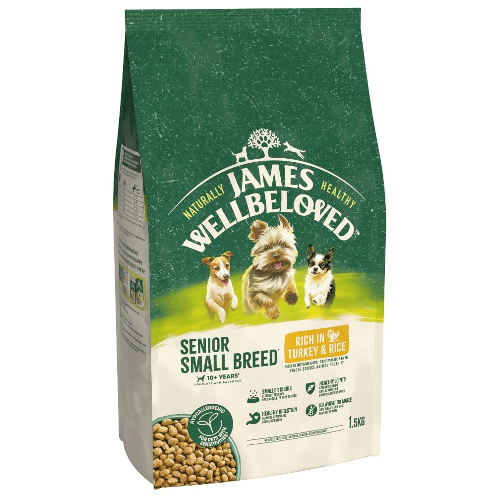 JAMES WELLBELOVED - Hypoallergenic Senior Dry Dog - Food - Bulk Dog Food Pack
