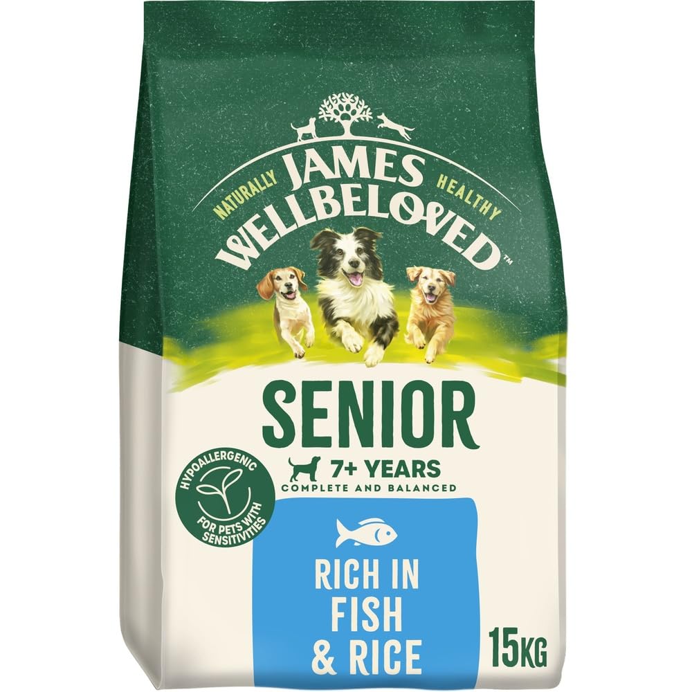 JAMES WELLBELOVED - Hypoallergenic Senior Dry Dog - Food - Bulk Dog Food Pack