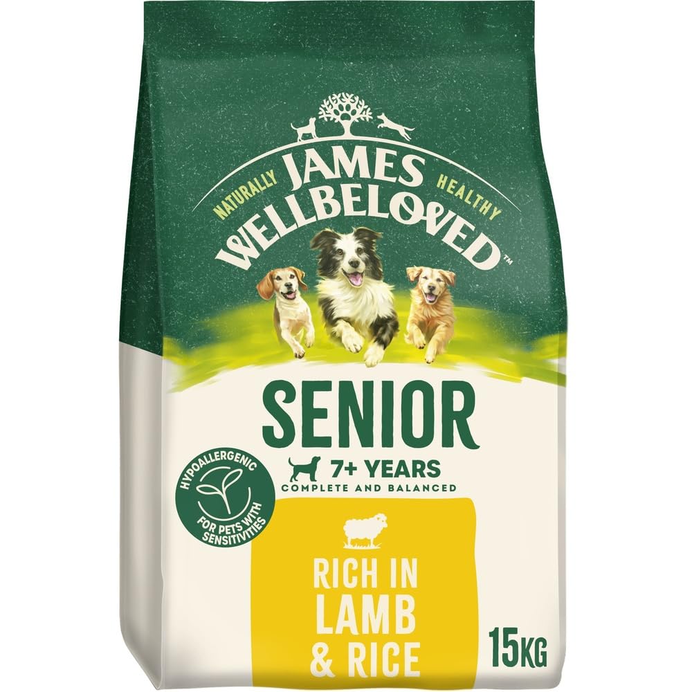 JAMES WELLBELOVED - Hypoallergenic Senior Dry Dog - Food - Bulk Dog Food Pack