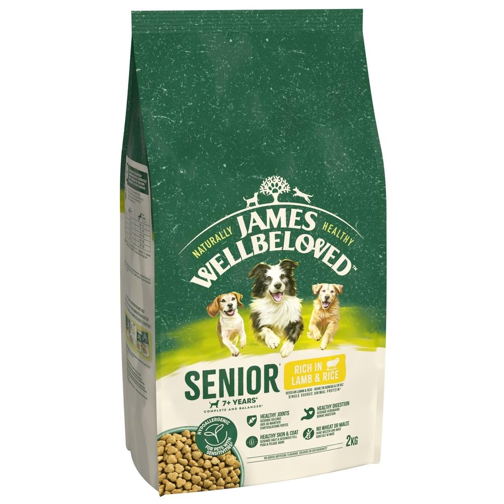JAMES WELLBELOVED - Hypoallergenic Senior Dry Dog - Food - Bulk Dog Food Pack