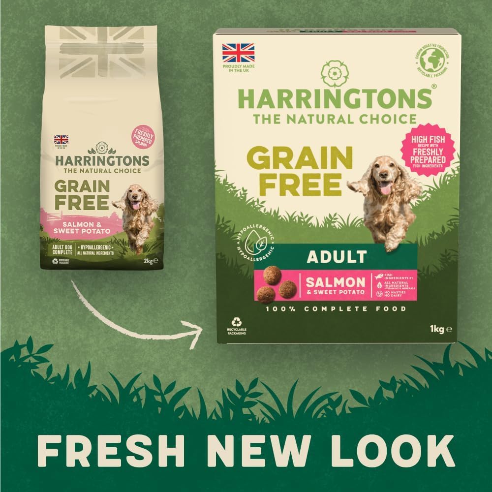 Harringtons Superfoods Complete Grain Free Hypoallergenic Dry Adult Dog Food - Made with All Natural Ingredients