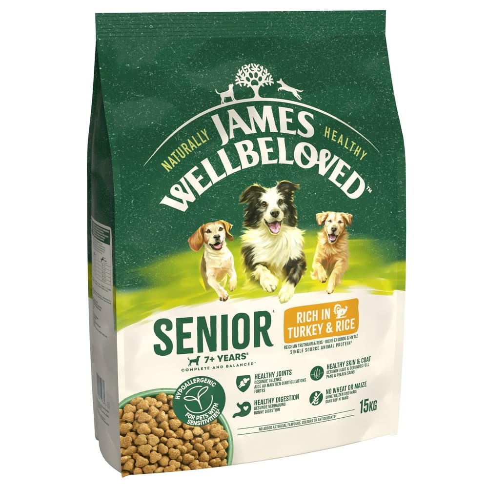 JAMES WELLBELOVED - Hypoallergenic Senior Dry Dog - Food - Bulk Dog Food Pack
