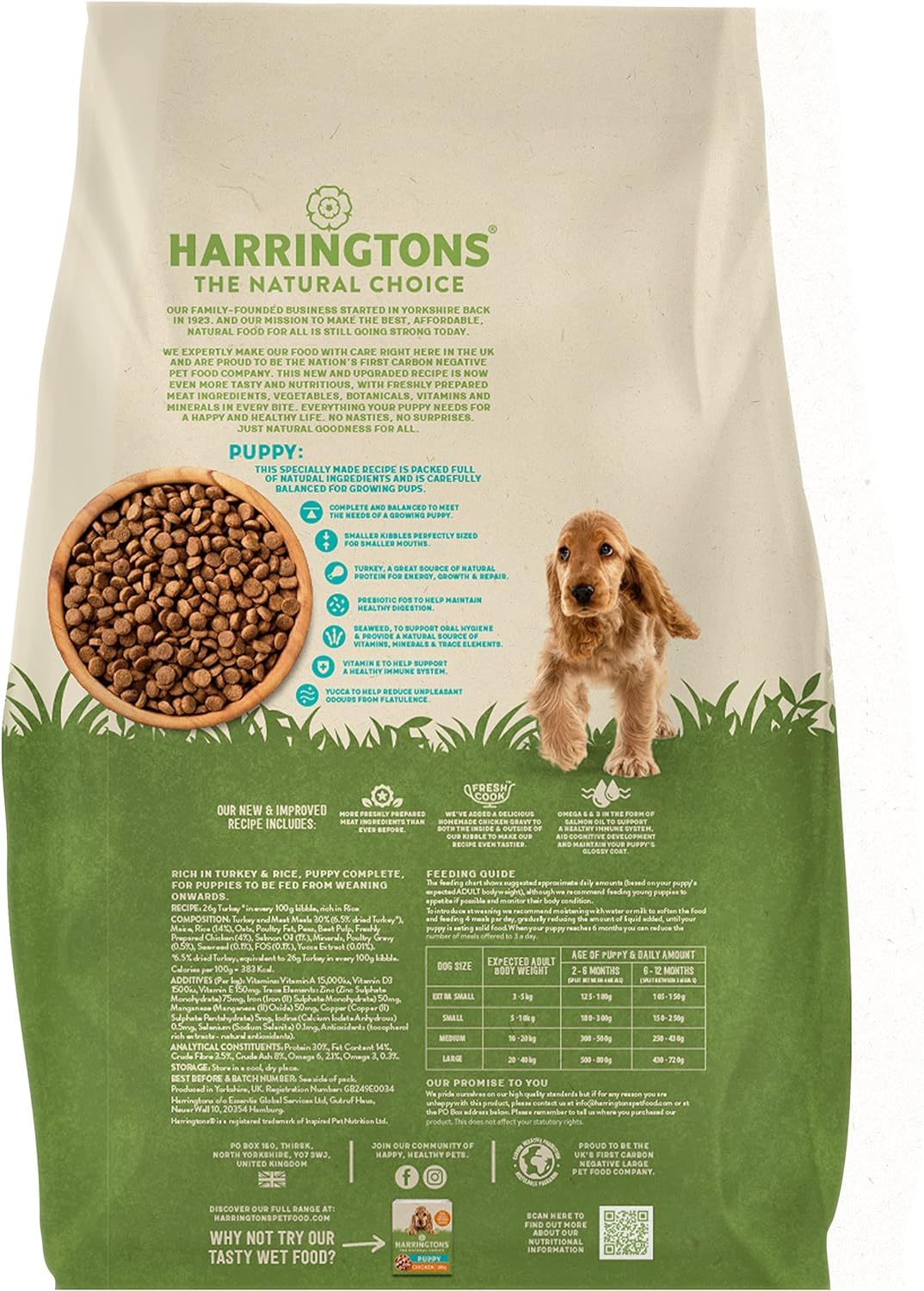 Harringtons Complete Dry Dog Food - Made with All Natural Ingredients