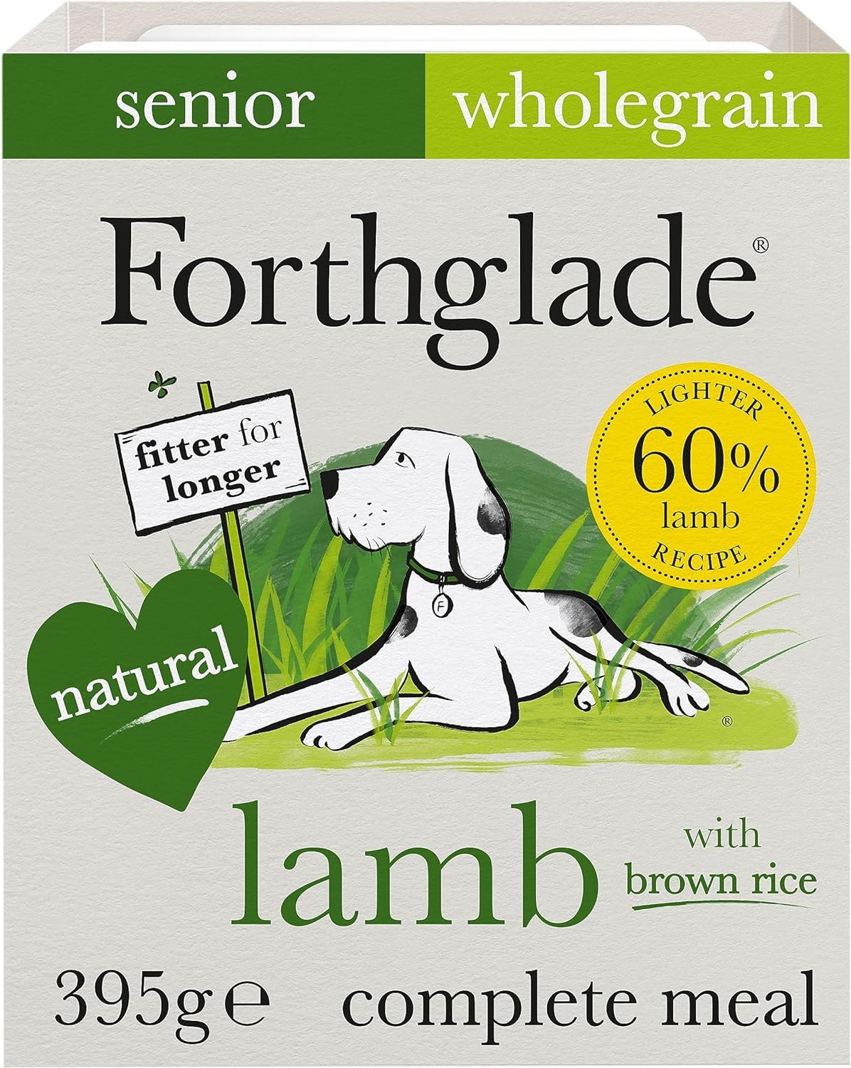 Forthglade Wet Dog Food Variety Pack - Senior 7 Years+, Grain Free & Hypoallergenic Dog Food, Turkey & Lamb with Vegetables, Stomach Sensitive Meals with Natural Ingredients