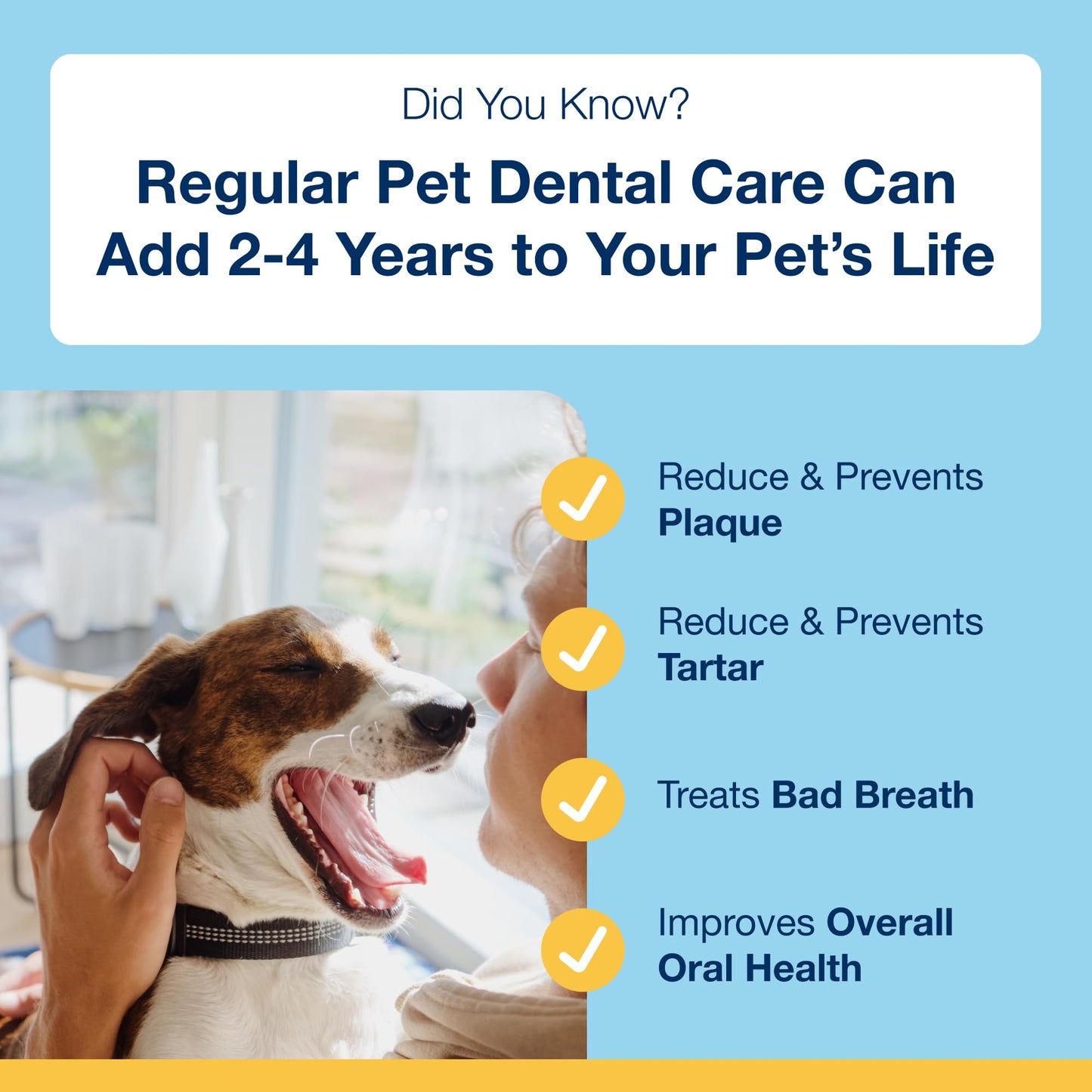 ProDen PlaqueOff Powder for Dogs & Cats, Tartar & Bad Breath Remover with 100% Natural Teeth Plaque Remover 180 g