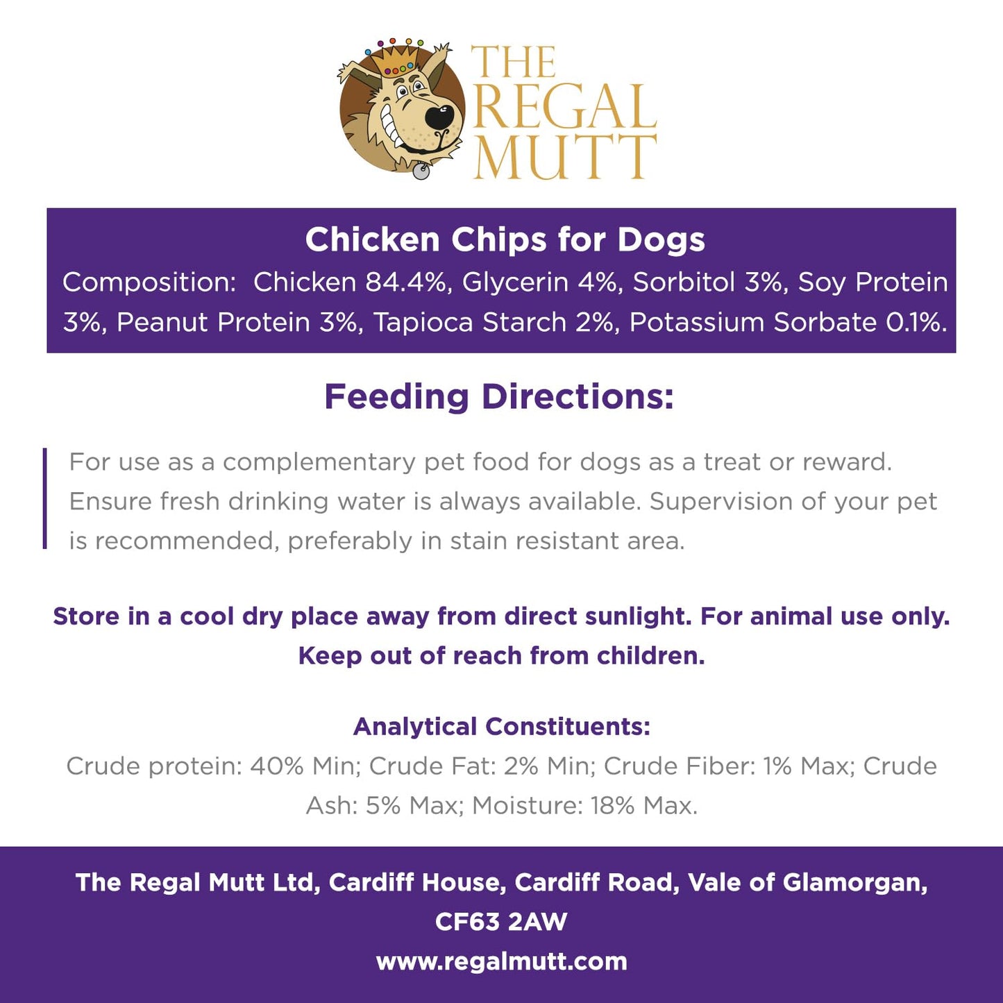 The Regal Mutt - Chewy Duck Fillets - 1kg Bag