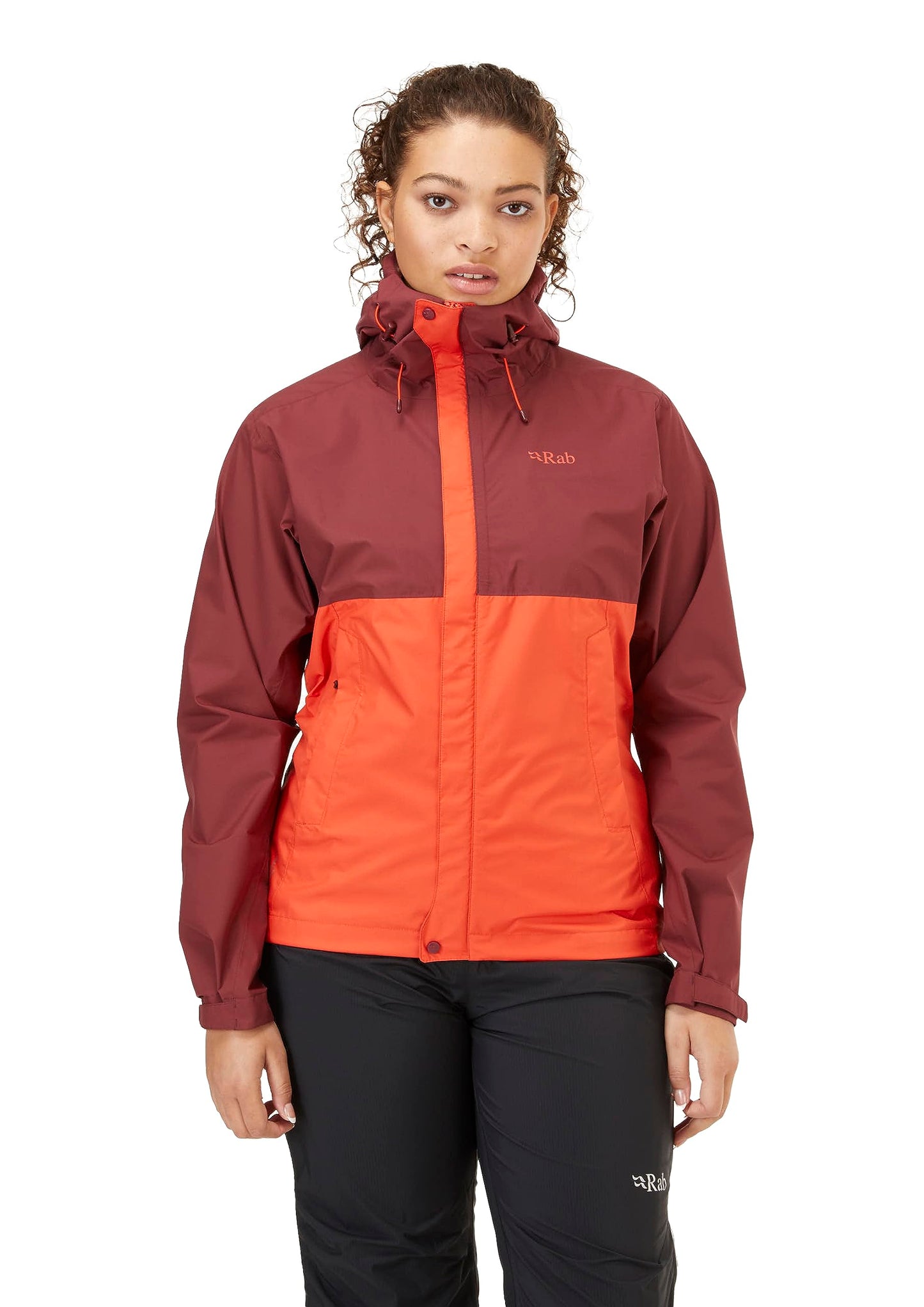 Rab Women's Downpour Eco Waterproof Breathable Jacket for Hiking, Trekking, & Climbing