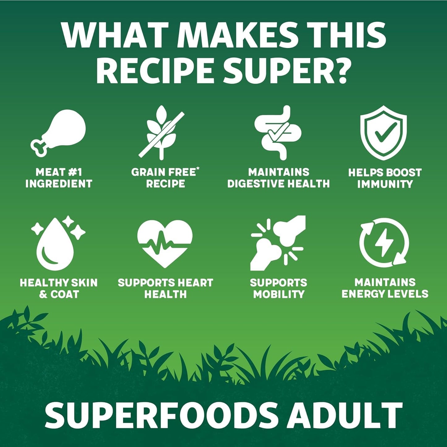 Harringtons Superfoods Complete Grain Free Hypoallergenic Dry Adult Dog Food - Made with All Natural Ingredients
