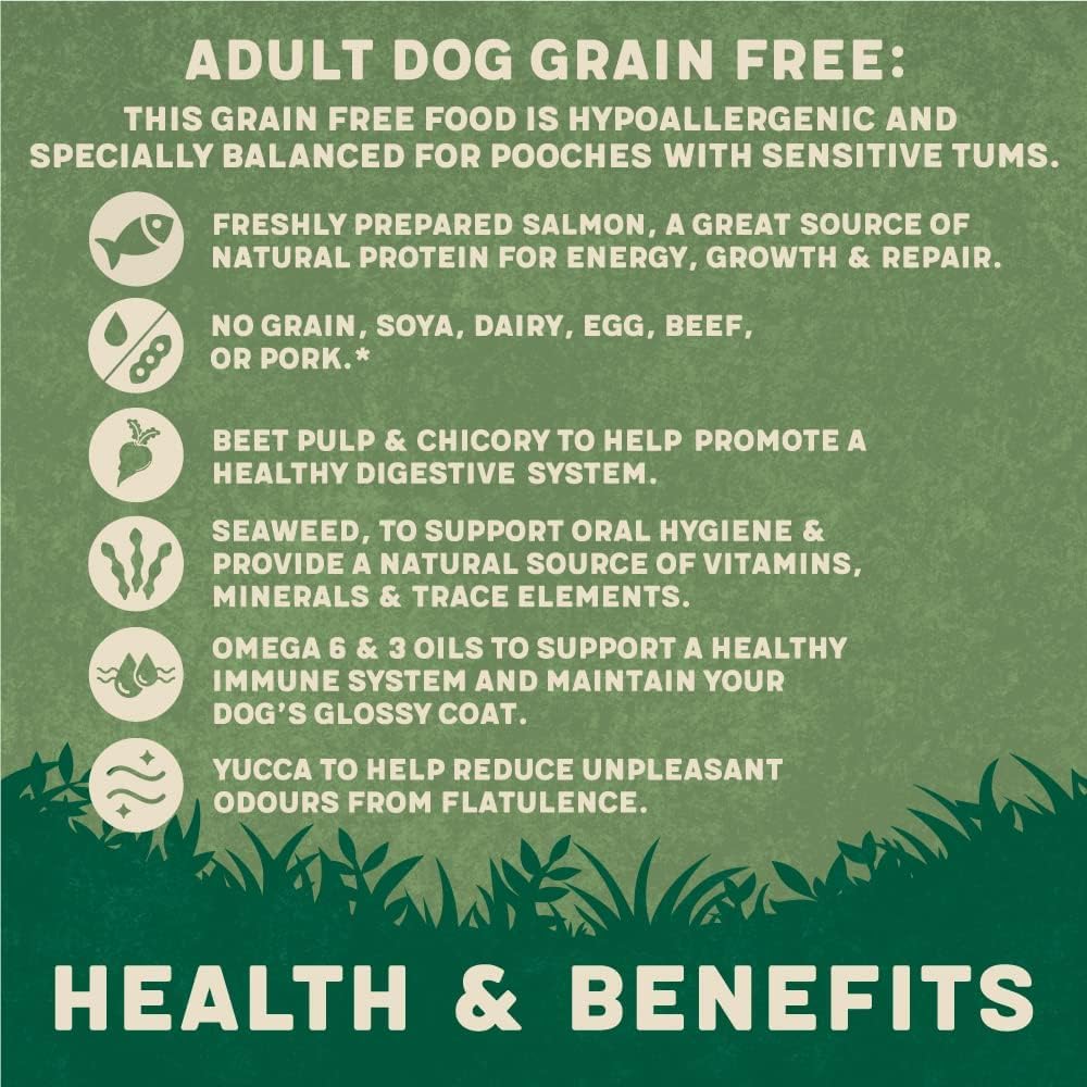 Harringtons Superfoods Complete Grain Free Hypoallergenic Dry Adult Dog Food - Made with All Natural Ingredients