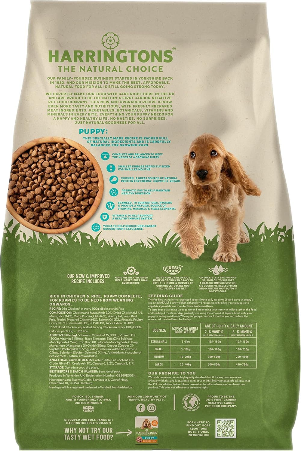 Harringtons Complete Dry Dog Food - Made with All Natural Ingredients