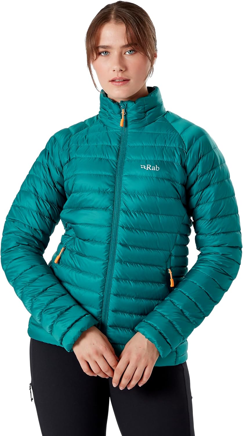 Rab Women's Microlight Jacket - Down Insulated Coat for Trekking, Climbing, & Skiing