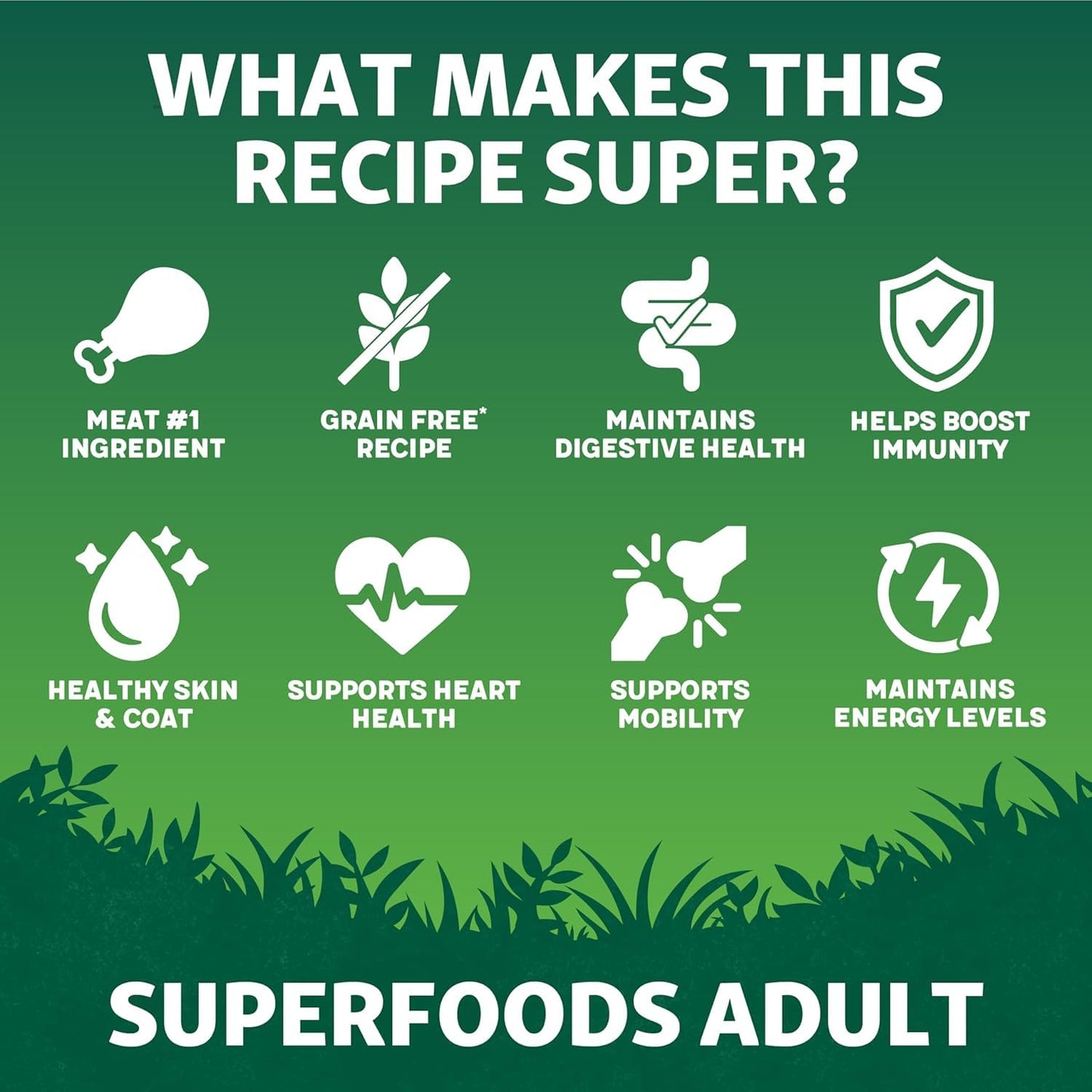 Harringtons Superfoods Complete Grain Free Hypoallergenic Dry Adult Dog Food - Made with All Natural Ingredients