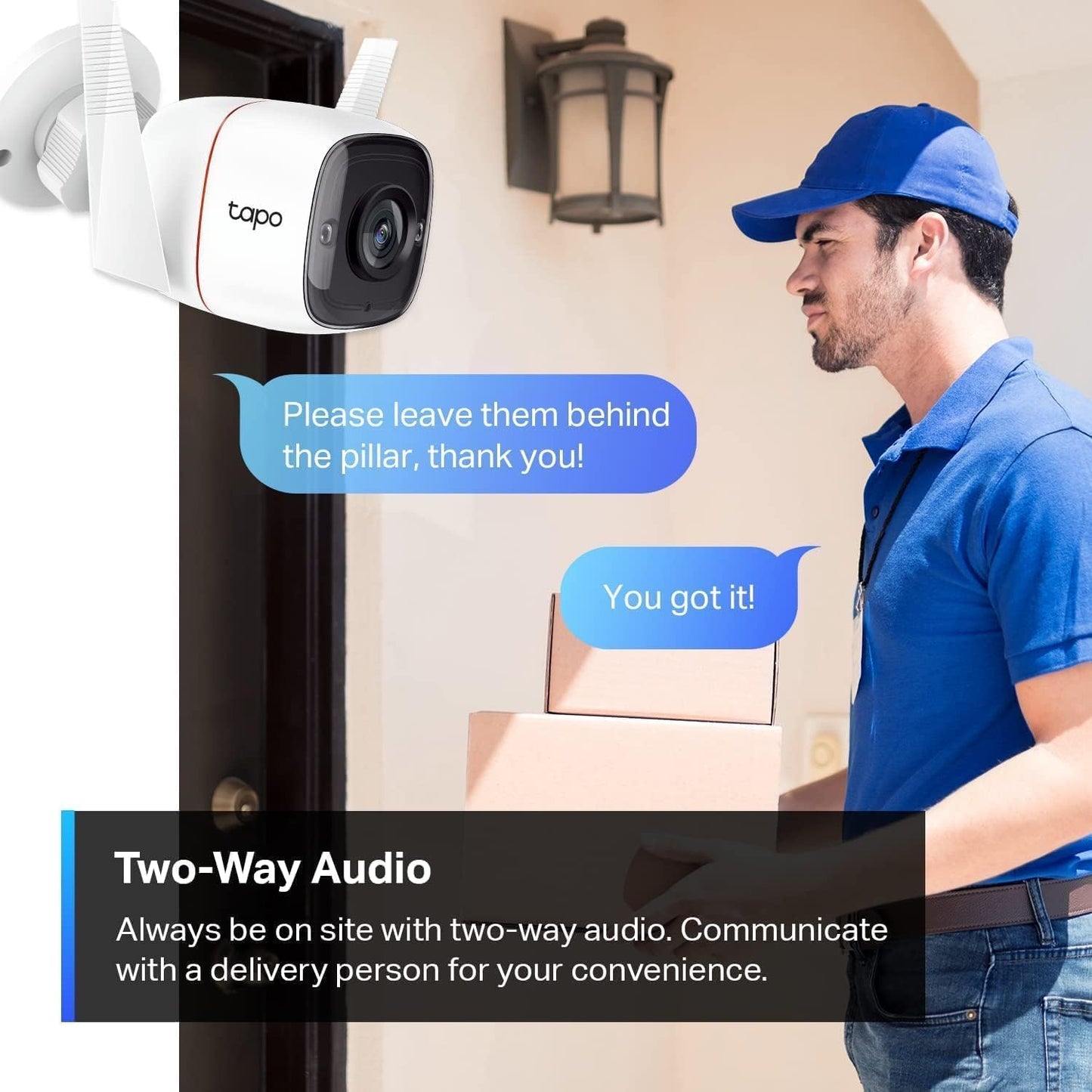 Tapo C211 2K 3MP Pan/Tilt Indoor Camera House Security Camera, WiFi Camera, No Monthly Fee, AI Detection, Dog Camera, Baby Camera Monitor, CCTV, 360° View, Night Vision, Works with Alexa & Google