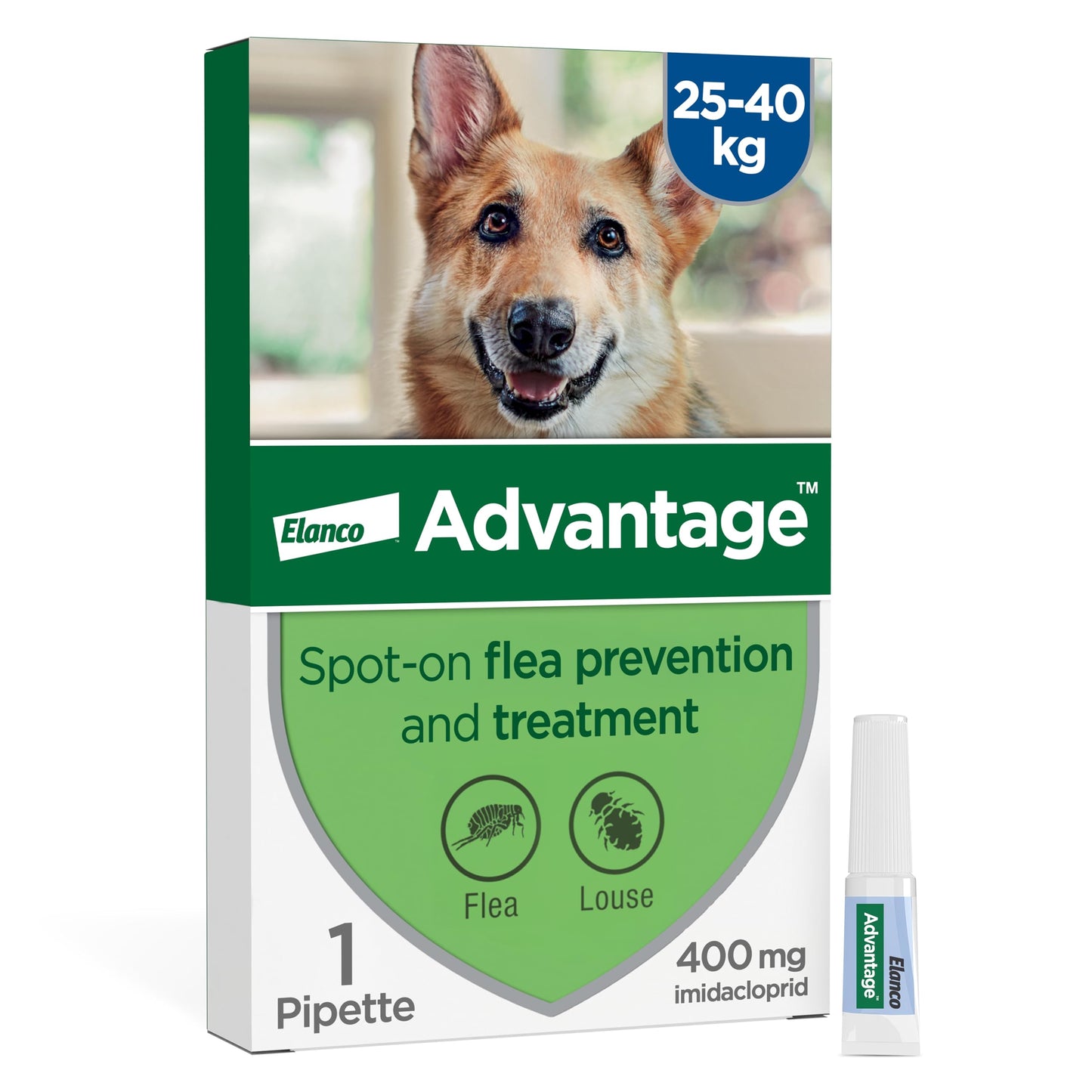 Advantage 250 Flea Spot On Treatment 1 Pipette 2.5ml 10-25kg