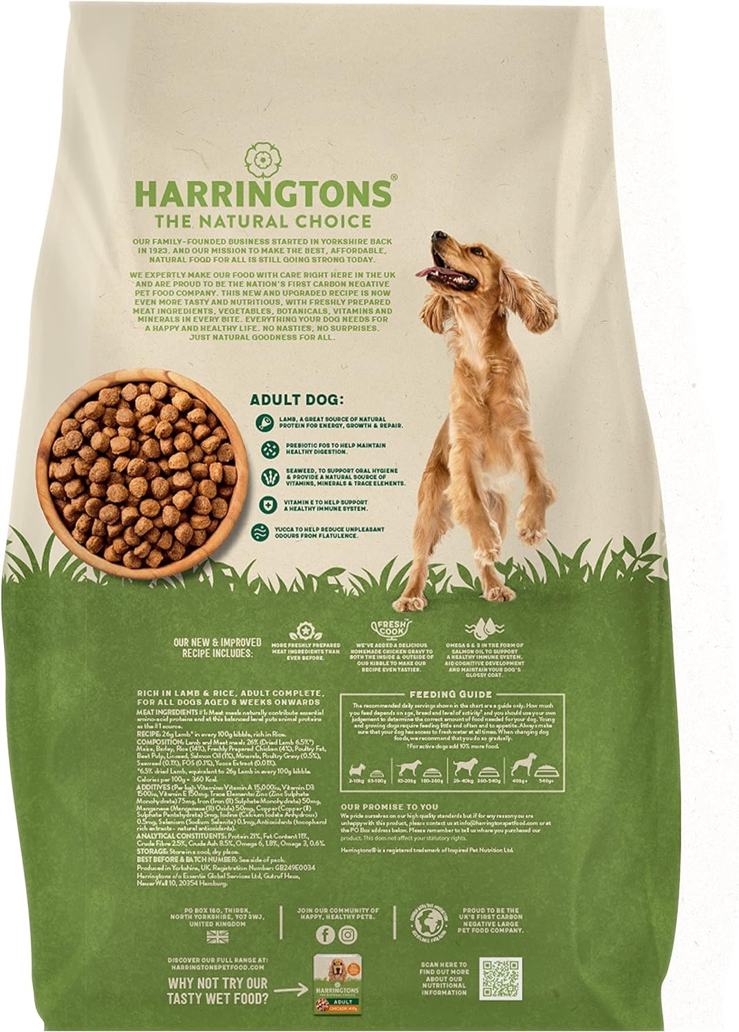 Harringtons Complete Dry Dog Food - Made with All Natural Ingredients