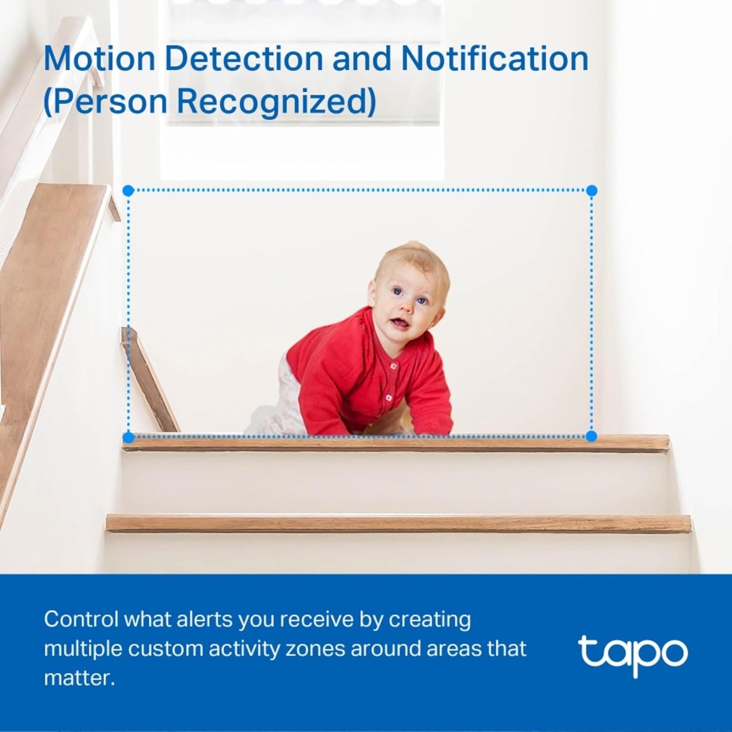 Tapo C210 2K 3MP Pan/Tilt Indoor Camera House Security Camera, WiFi Camera, No Monthly Fee, AI Detection, Dog Puppy Camera, Baby Camera Monitor, 360° View, Night Vision, Works with Alexa & Google