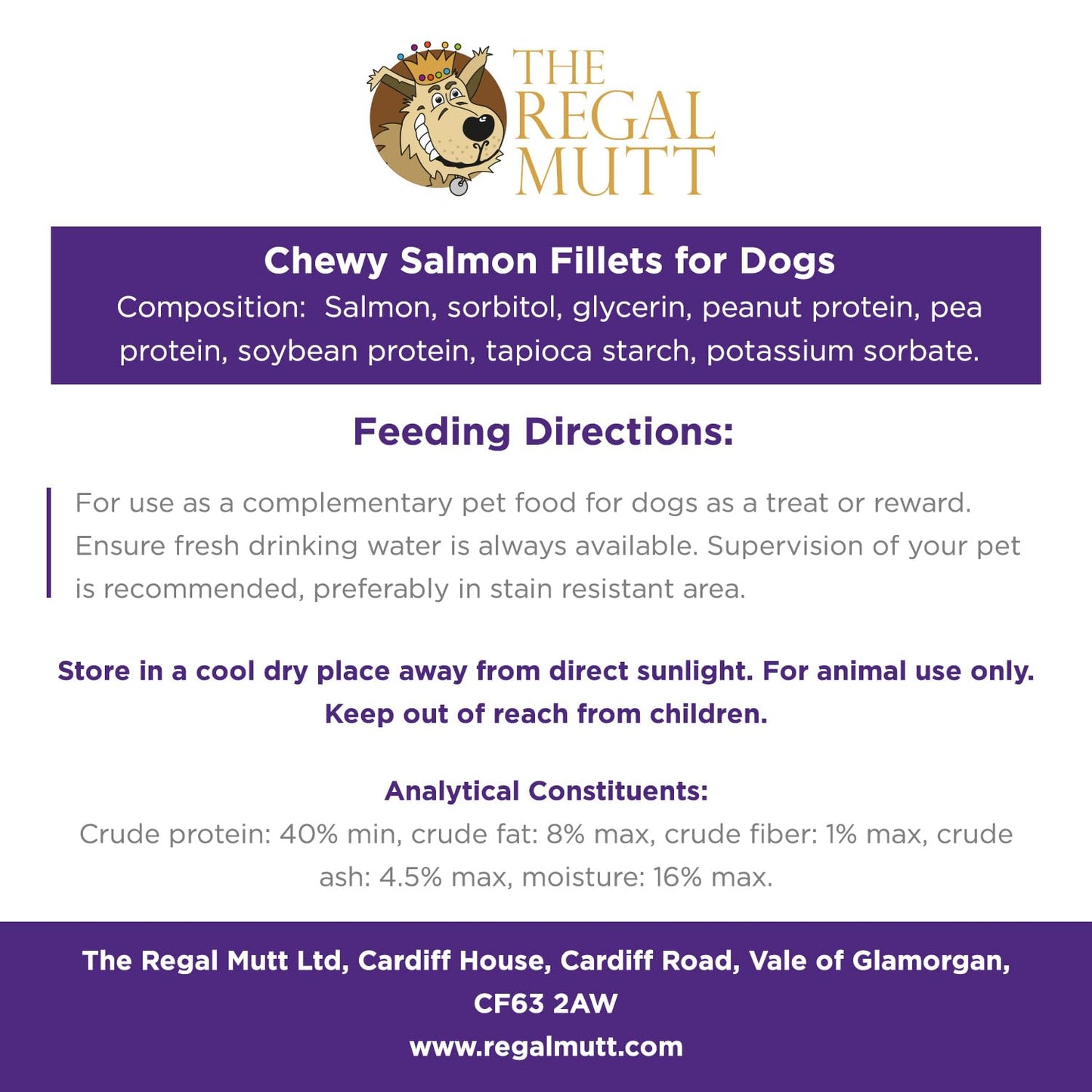 The Regal Mutt - Chewy Duck Fillets - 1kg Bag