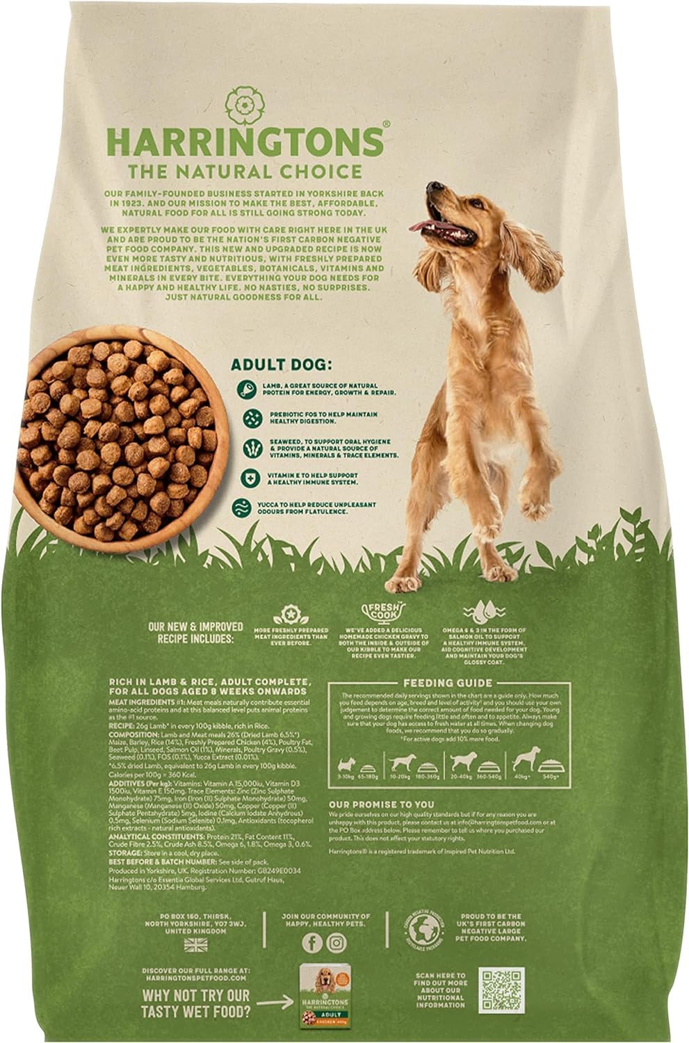 Harringtons Complete Dry Dog Food - Made with All Natural Ingredients