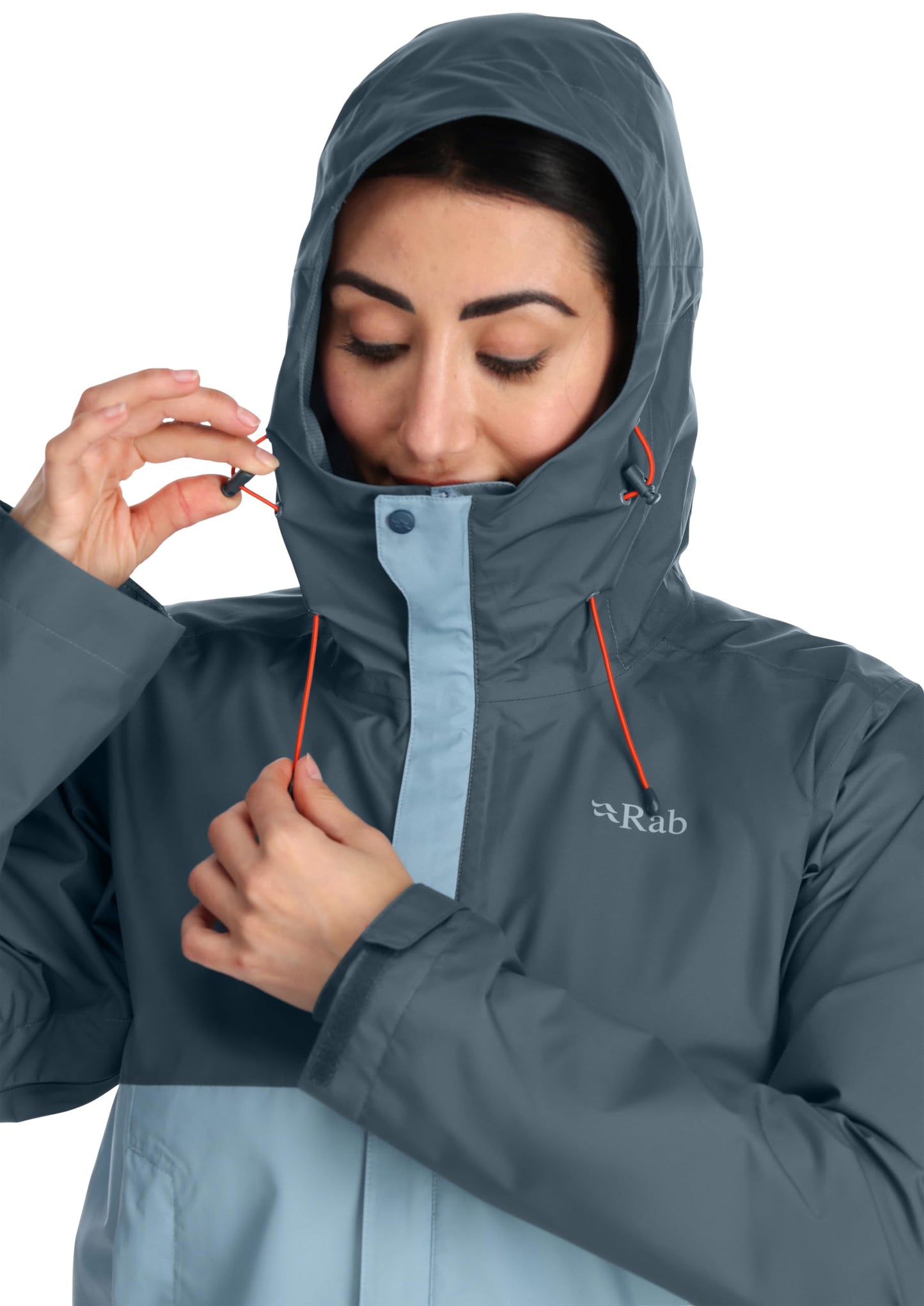 Rab Women's Downpour Eco Waterproof Breathable Jacket for Hiking, Trekking, & Climbing