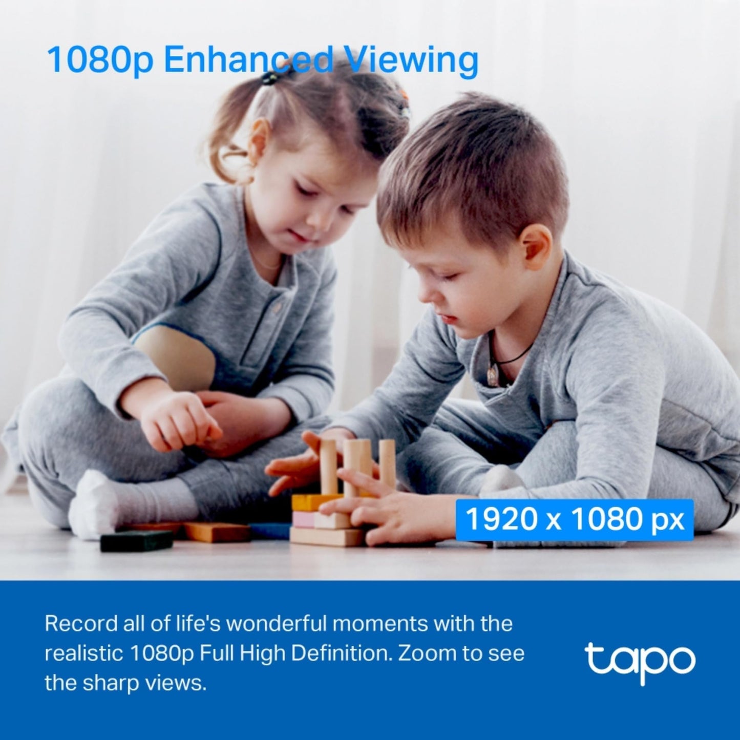 Tapo C210 2K 3MP Pan/Tilt Indoor Camera House Security Camera, WiFi Camera, No Monthly Fee, AI Detection, Dog Puppy Camera, Baby Camera Monitor, 360° View, Night Vision, Works with Alexa & Google