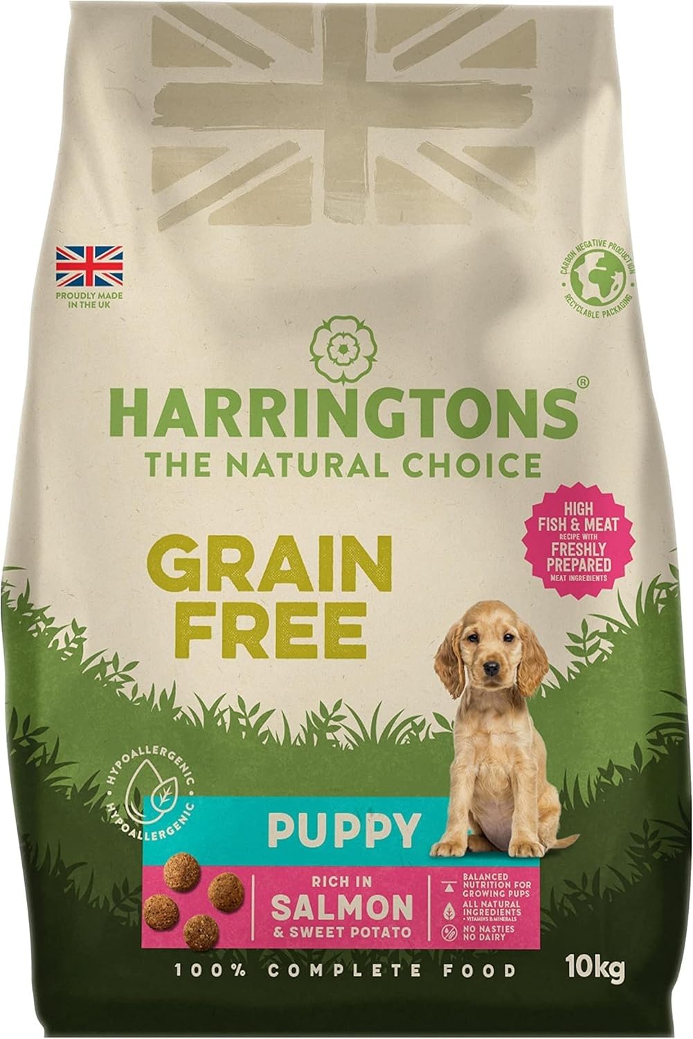 Harringtons Superfoods Complete Grain Free Hypoallergenic Dry Adult Dog Food - Made with All Natural Ingredients
