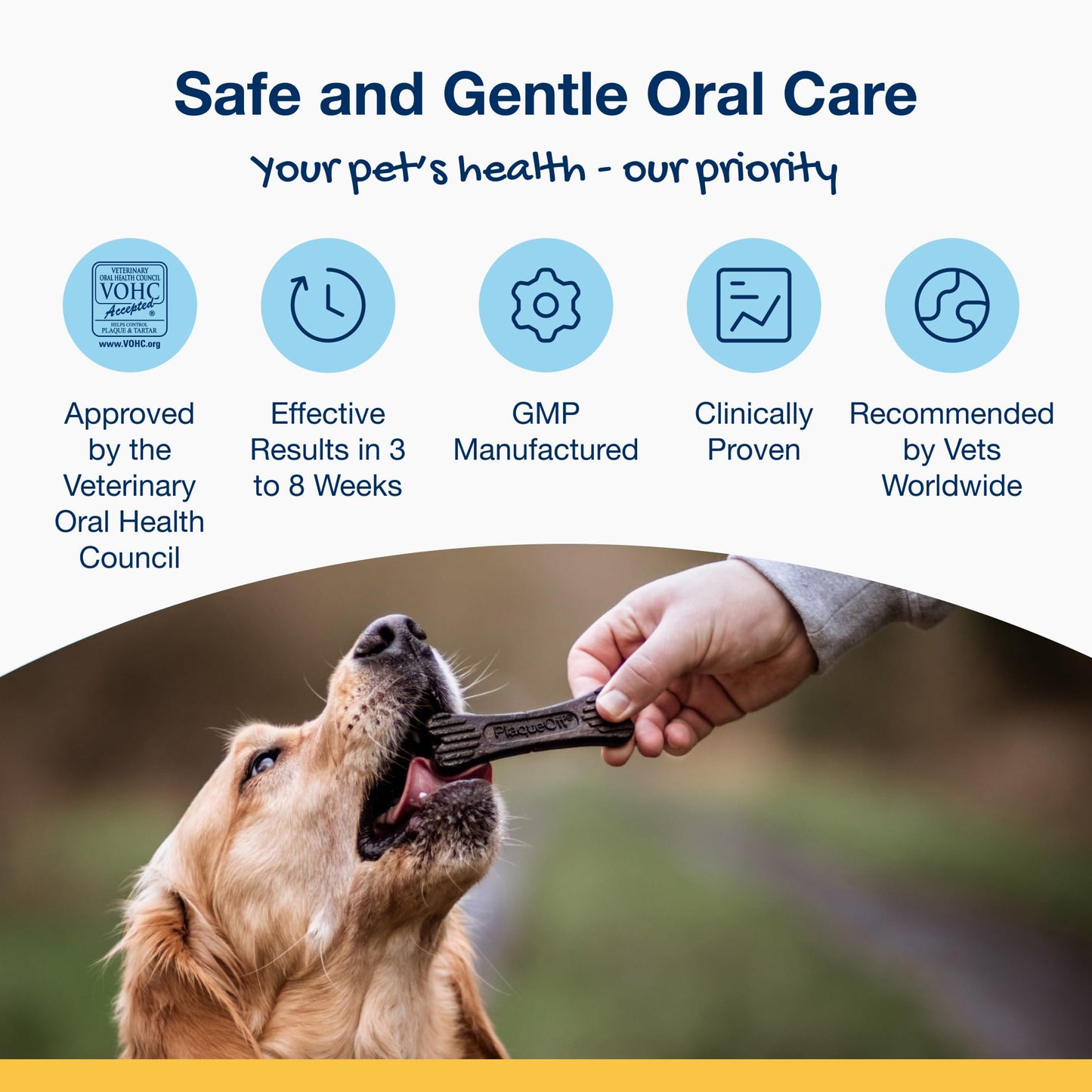 ProDen PlaqueOff Powder for Dogs & Cats, Tartar & Bad Breath Remover with 100% Natural Teeth Plaque Remover 180 g