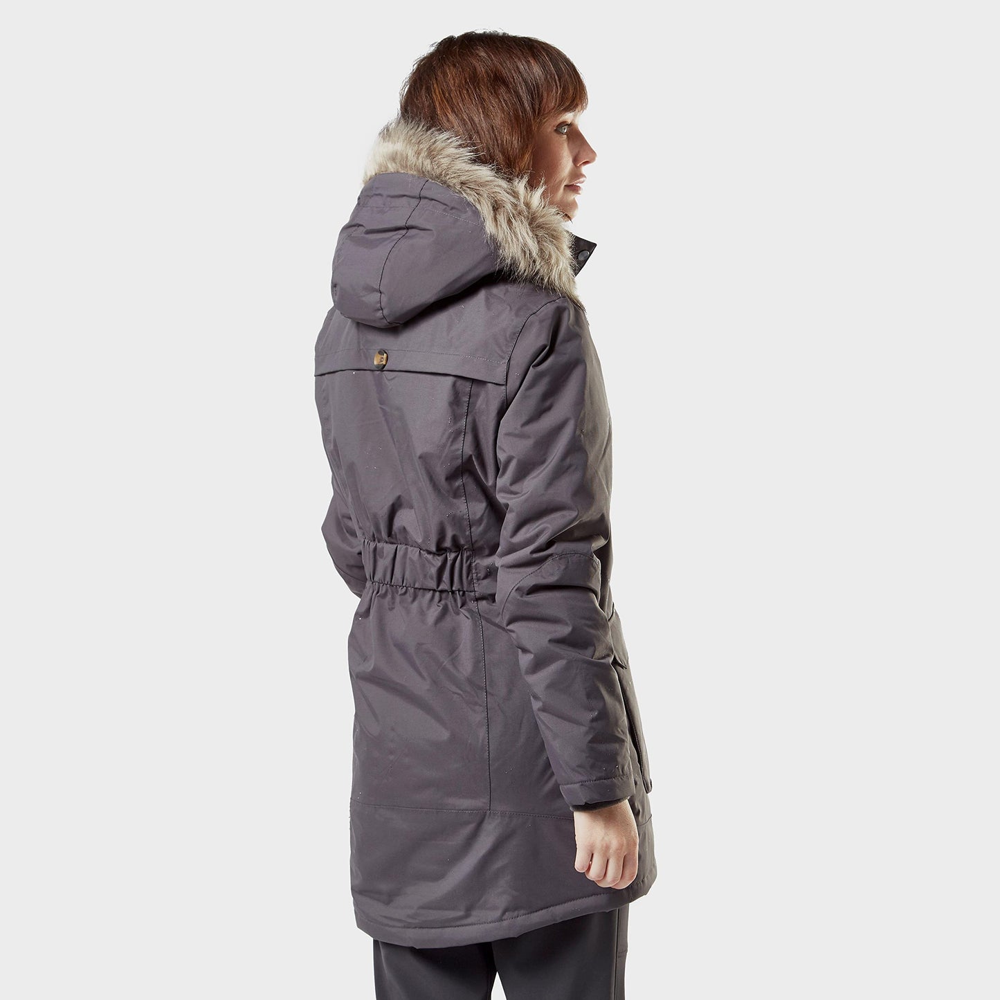 Peter Storm Women’s Paloma Waterproof Parka Jacket with Faux Fur Lined Hood and 4 Pockets, Waterproof, Insulated & Adjustable Winter Coat, Walking, Hiking & Outdoor Recreation, 5000mm HH No