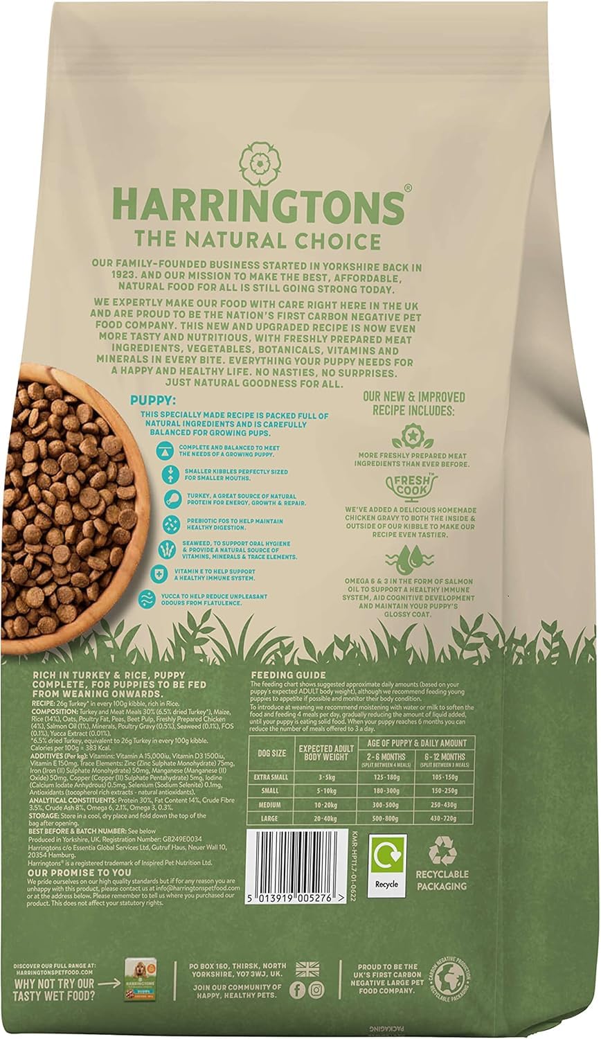 Harringtons Complete Dry Dog Food - Made with All Natural Ingredients