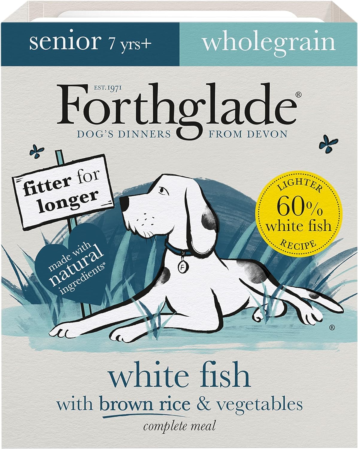 Forthglade Wet Dog Food Variety Pack - Senior 7 Years+, Grain Free & Hypoallergenic Dog Food, Turkey & Lamb with Vegetables, Stomach Sensitive Meals with Natural Ingredients